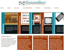 Tablet Screenshot of consumerquest.com